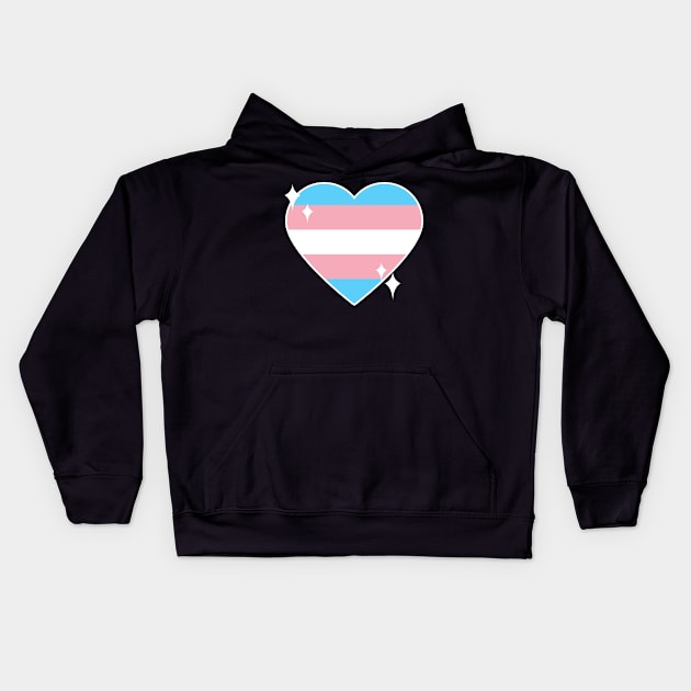 Kawaii Pride Collection - Transgender Kids Hoodie by rewordedstudios